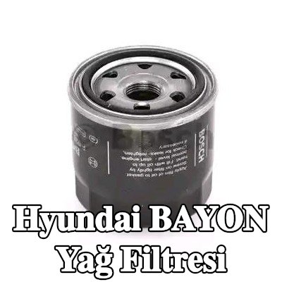 BOSCH Tek çek valflı yağ filtresi — Hyundai Bayon