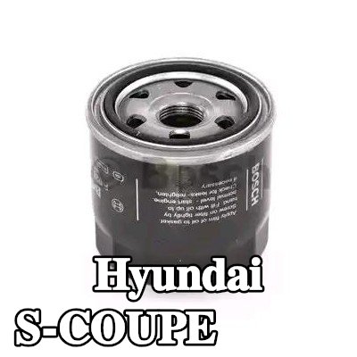 BOSCH فلتر الزيت مع صمام واحد مانع للرجوع — Hyundai S-coupe