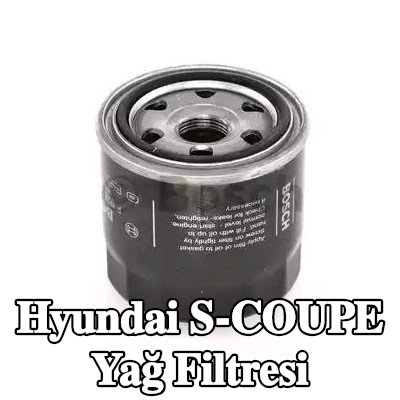 BOSCH Tek çek valflı yağ filtresi — Hyundai S-coupe