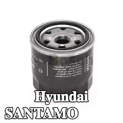 BOSCH فلتر الزيت مع صمام واحد مانع للرجوع — Hyundai Santamo
