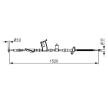 BOSCH El freni kablosu 1520mm, 1322mm — 2002 Honda Cr-v (5)