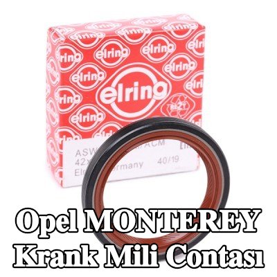 ELRING FPM (florlu kauçuk)/ACM (poliakrilat kauçuk) krank mili contası — Opel Monterey