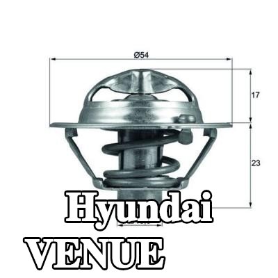 MAHLE ثرموستات 82°C, 54mm, 13, 5mm, مع حشية/مانع تسرب — Hyundai Venue