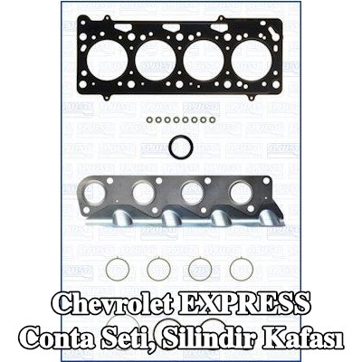 AJUSA Conta seti, silindir kapağı contalı silindir kapağı, valf gövdesi contalı, MULTILAYER STEEL — Chevrolet Express