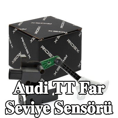 RIDEX Far seviye sensörü Arka Aks, Arka Aks Sol, tutuculu, bağlantı çubuğu ile — Audi Tt