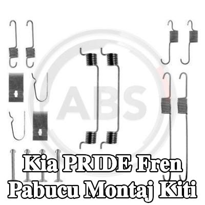 A.B.S. Fren pabucu montaj kiti — Kia Pride