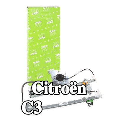 VALEO مُحرك نافذة أمامي أيسر, كهربائي, بدون محرك كهربائي — 2012 Citroën C3
