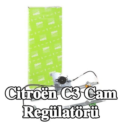 VALEO Sol ön cam regülatörü, Elektrikli, elektrik motoru olmadan — 2012 Citroën C3