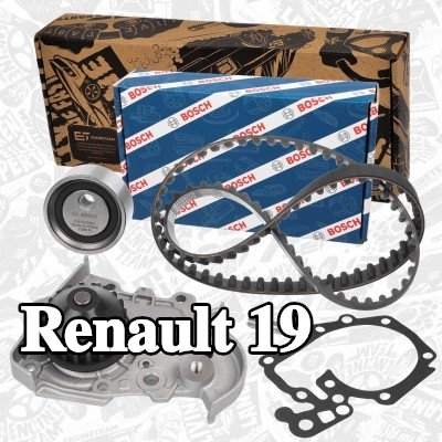 ET ENGINETEAM مجموعة مضخة المياه وحزام التوقيت عدد الأسنان: 96, Width: 17mm — Renault 19