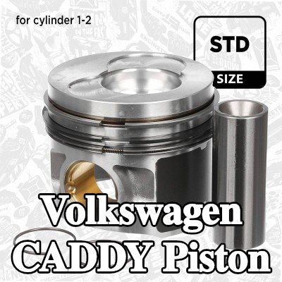 ET ENGINETEAM Piston Şasi üzerinde aks durdurucu, direksiyon silindirinde, silindir için 1, silindir için 2 — 2008 Volkswagen Caddy