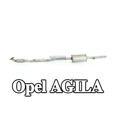 WALKER كاتم الصوت الأوسط 1760mm, بدون قطع التثبيت — 2002 Opel Agila