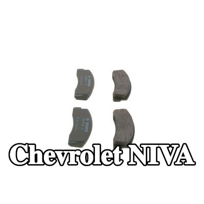 BOSCH مجموعة وسادات الفرامل 16, 5mm, مع لوحة مانعة للصرير, مع دليل التركيب — Chevrolet Niva