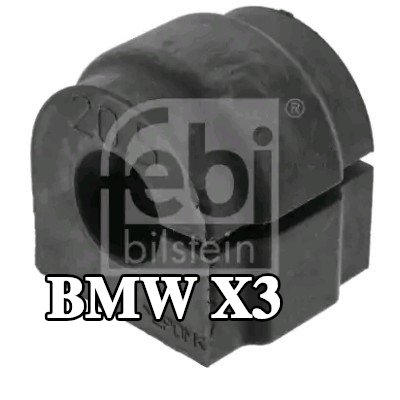 FEBI BILSTEIN جلبة قضيب مانع للانقلاب المحور الخلفي, 21mm, مطاط — 2012 BMW X3