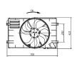 NRF Fan, radyatör 390mm, Fırçasız Motor, radyatör fan kapağı — 2012 Volkswagen California (5)