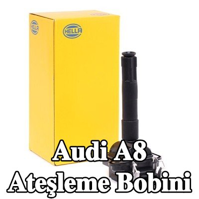 HELLA Ateşleme bobini 3 pimli konektör, 12V — 1995 Audi A8