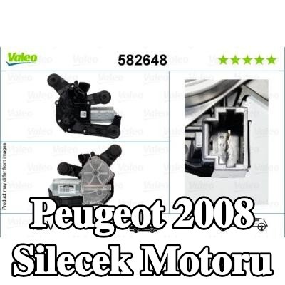 VALEO Silecek motoru Arka, 12V — Peugeot 2008