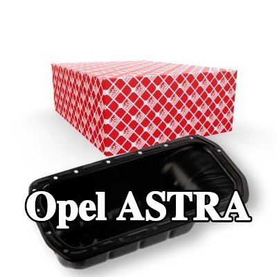 FEBI BILSTEIN حوض الزيت مع سدادة تصريف الزيت, مع حلقة مانعة للتسرب — Opel Astra