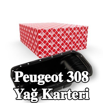 FEBI BILSTEIN Yağ tahliye tapalı yağ karteri, conta halkası ile — 2012 Peugeot 308