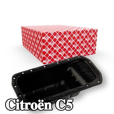 FEBI BILSTEIN حوض الزيت مع سدادة تصريف الزيت, مع حلقة مانعة للتسرب — 2012 Citroën C5