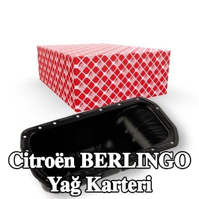 FEBI BILSTEIN Yağ tahliye tapalı yağ karteri, conta halkası ile — Citroën Berlingo