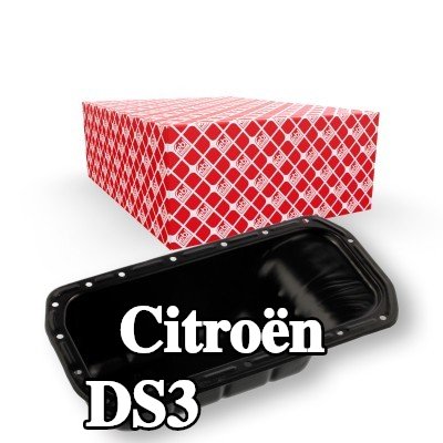 FEBI BILSTEIN حوض الزيت مع سدادة تصريف الزيت, مع حلقة مانعة للتسرب — Citroën Ds3