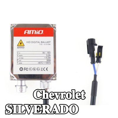 AMiO مقاومات زينون مع مجموعة التثبيت — Chevrolet Silverado