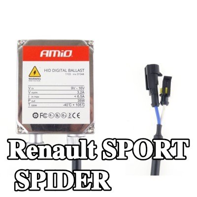 AMiO مقاومات زينون مع مجموعة التثبيت — Renault Sport Spider