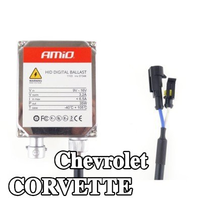AMiO مقاومات زينون مع مجموعة التثبيت — Chevrolet Corvette