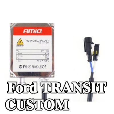 AMiO مقاومات زينون مع مجموعة التثبيت — Ford Transit Custom