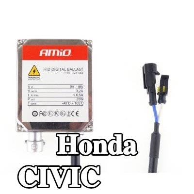 AMiO مقاومات زينون مع مجموعة التثبيت — Honda Civic