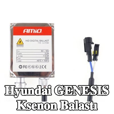 AMiO Montaj kiti dahil Xenon balastı — Hyundai Genesis