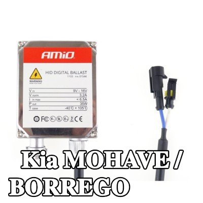 AMiO مقاومات زينون مع مجموعة التثبيت — Kia Mohave / Borrego