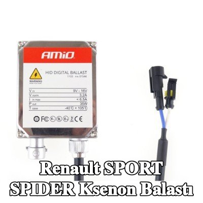 AMiO Montaj kiti dahil Xenon balastı — Renault Sport Spider