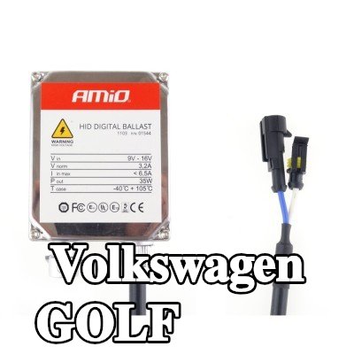 AMiO مقاومات زينون مع مجموعة التثبيت — Volkswagen Golf