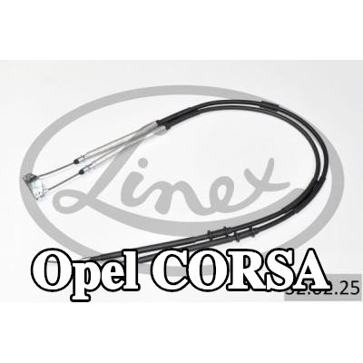 LINEX كابل، فرامل الخدمة — 2014 Opel Corsa