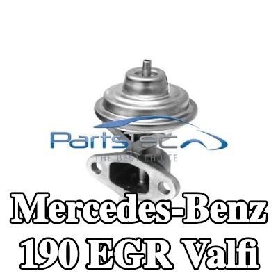 PartsTec Contasız/sızdırmazlık elemanı olmayan EGR valfi — Mercedes-Benz 190