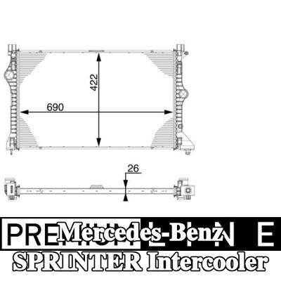 MAHLE Intercooler — Mercedes-Benz Sprinter