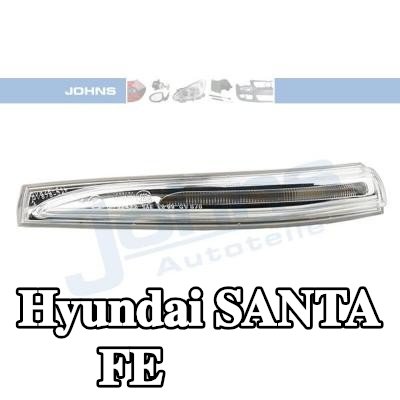 JOHNS مؤشر جانبي مرآة خارجية, أمامي أيسر, بدون حامل لمبة — Hyundai Santa Fe