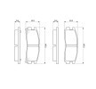 BOSCH Fren balatası seti 15, 5mm — Mitsubishi Sapporo (5)