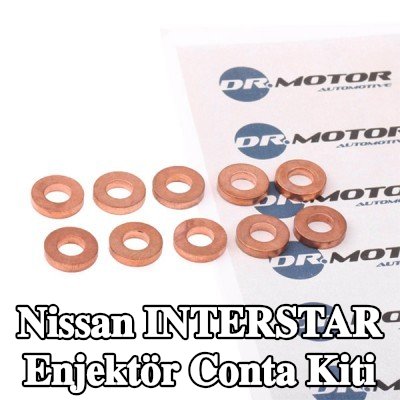 DR.MOTOR AUTOMOTIVE Enjektör conta kiti — Nissan Interstar