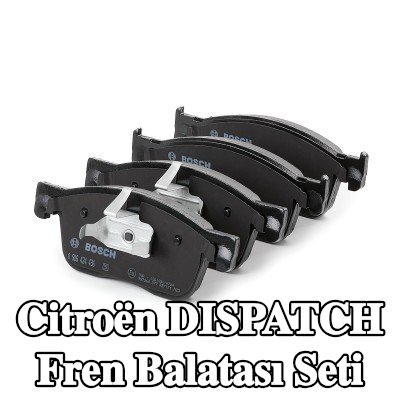 BOSCH Fren balatası seti 17, 3mm — Citroën Dispatch