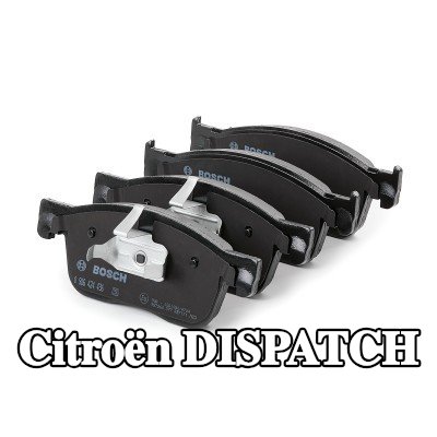 BOSCH مجموعة وسادات الفرامل 17, 3mm — Citroën Dispatch