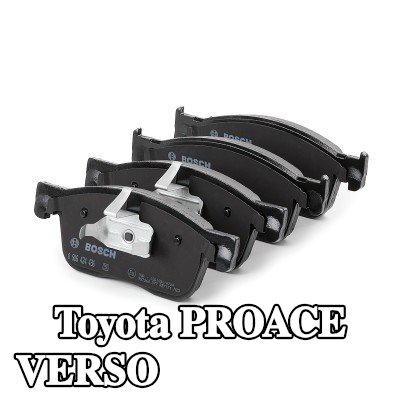 BOSCH مجموعة وسادات الفرامل 17, 3mm — 2016 Toyota Proace Verso