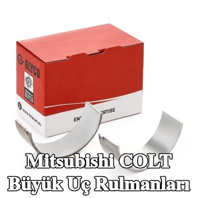 GLYCO Bronz kaplı çelik sırtlı büyük uç rulmanları — Mitsubishi Colt