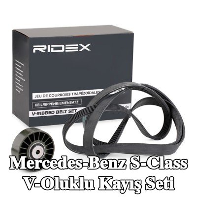 RIDEX V-Oluklu Kayış Seti — 1997 Mercedes-Benz S-Class