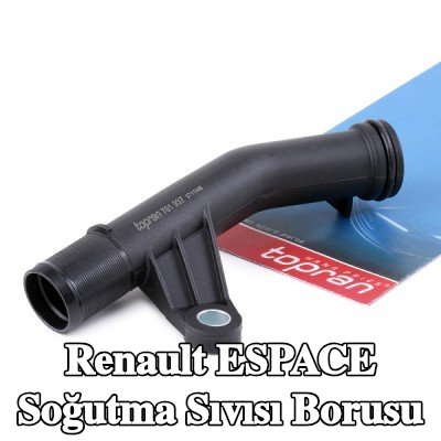 TOPRAN Conta/sızdırmazlık elemanlı soğutma suyu borusu — 2000 Renault Espace