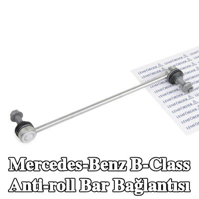 LEMFÖRDER Ön aks sol anti-roll bar bağlantısı, Ön Aks Sağ, 333mm, Çelik — 2012 Mercedes-Benz B-Class