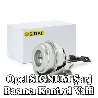 SIDAT Şarj Basıncı Kontrol Valfi — 2003 Opel Signum