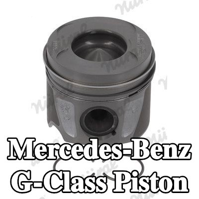 NÜRAL Silindir pistonu 1-3, keystone bağlantı kolu için, soğutma kanallı, piston segman taşıyıcısı ile — Mercedes-Benz G-Class