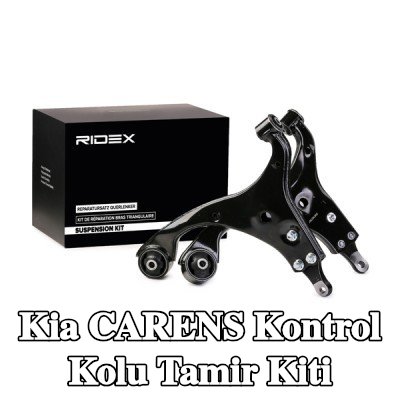 RIDEX Kontrol kolu tamir kiti Ön Aks, Sol Ön Aks, Ön Aks Sağ, lastik yatağı ile, rotil olmadan — Kia Carens